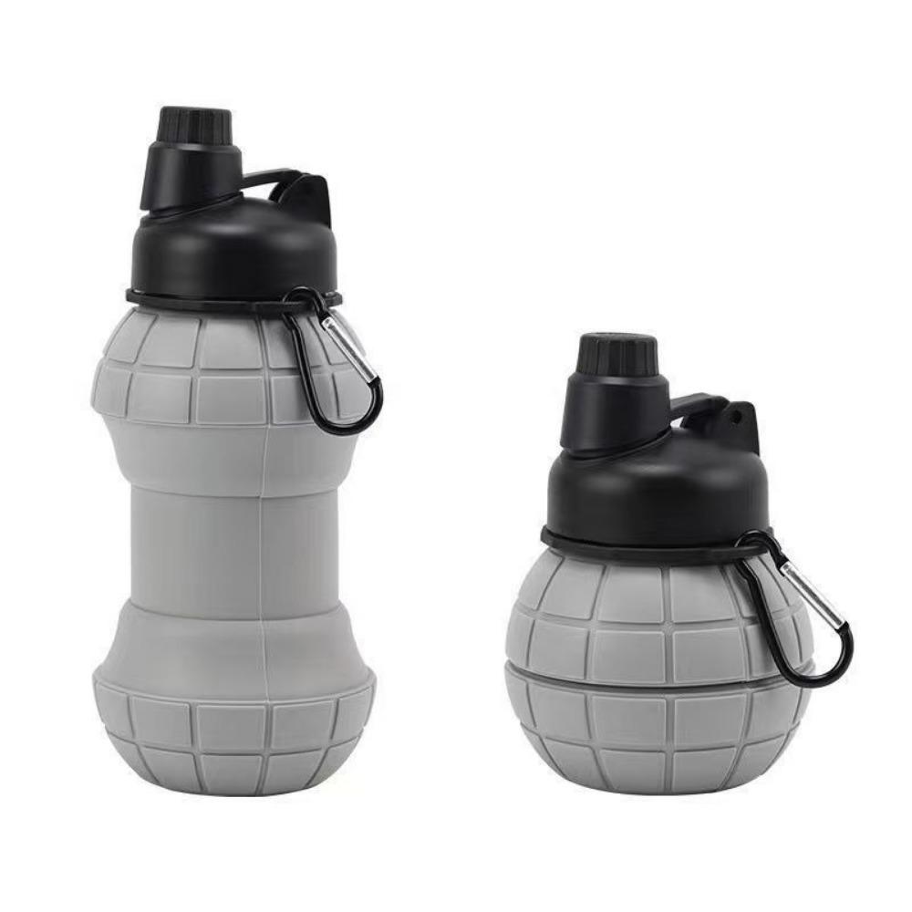 Großes Fassungsvermögen Faltbarer Wasserbecher 500 ml Faltbarer Silikonbecher Outdoor-Aktivitäten