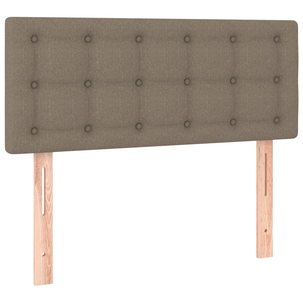 Vidaxl Zagłówek Do Łóżka, Taupe, 100X5X78/88 Cm, Tkanina