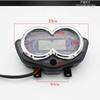 Electric Tricycle Instrument LCD Speed and Electricity Display 60v72v Instrument Odometer