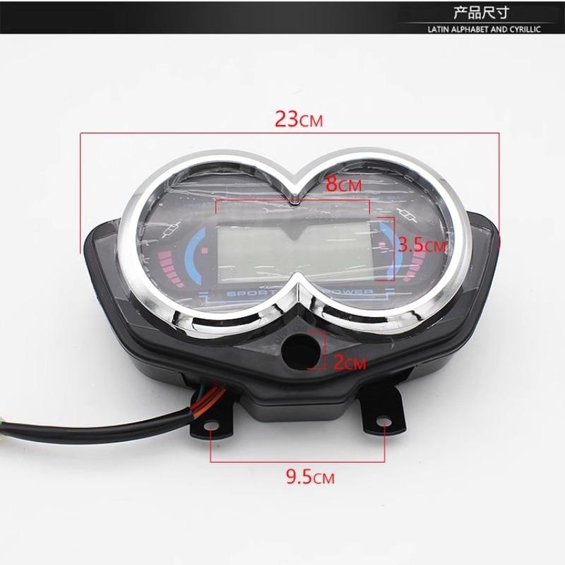 Electric Tricycle Instrument LCD Speed and Electricity Display 60v72v Instrument Odometer