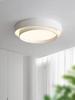 Modern Round LED Ceiling Lamp Bedroom Ceiling Light 30cm/40cm/50cm Black White Chandelier Minimalist Home Decor Lighting Fixture