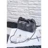 Genuine Leather Women's Bag In Summer New One Shoulder Crossbody Cloud Bag Casual Simple and Versatile National Style Cowhide Chain Bag