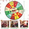Weihnachtsgeschenke-Austausch Glücksrad Holz White Elephant Party Spiel für Familie Kollegen Erwachsene Kinder Feiertagsparty Zubehör