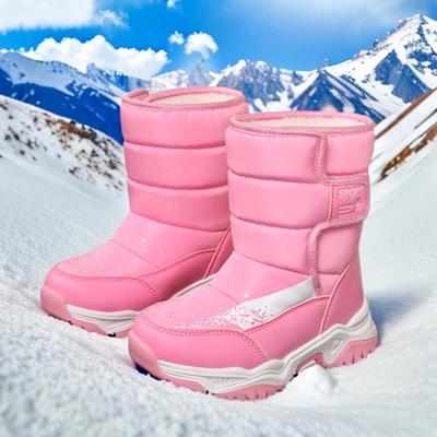 Stivali Invernali da Neve per Bambini a Mezza Gamba - Caldi, Morbidi e Casual per Bambini e Bambine