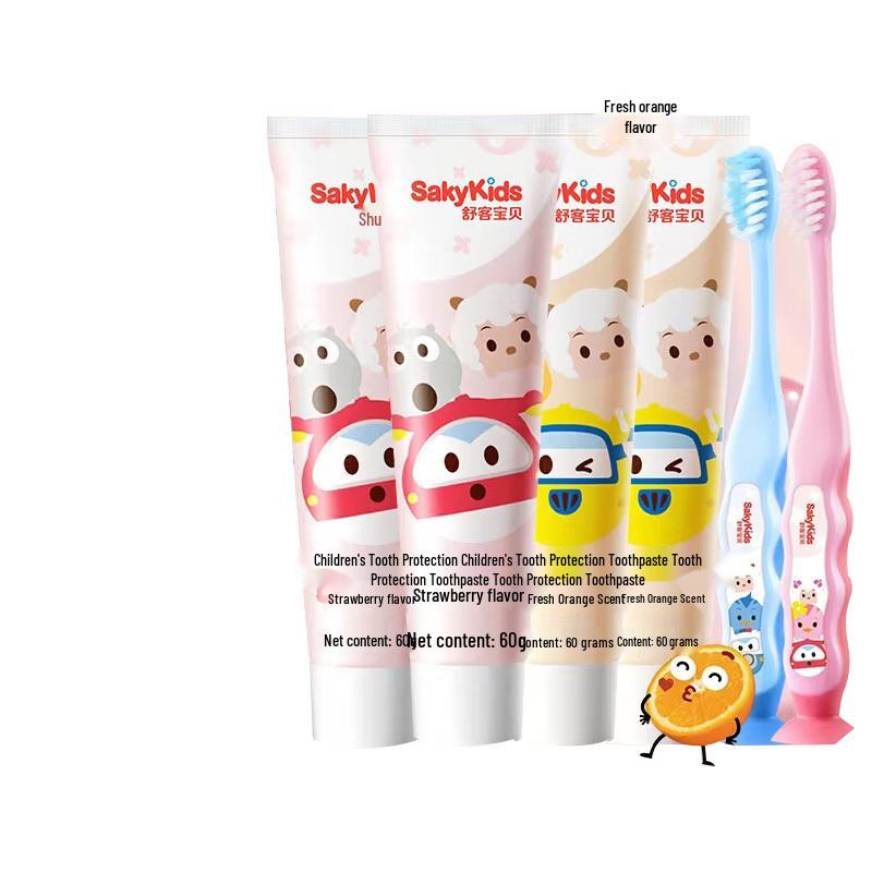 Shuke Kids Toothpaste & Toothbrush Set (2-12 Yrs)