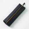 Genuine Leather Pencil Case Holder, Multifunctional Zipper Stationery Pouch for Pencils, Pens, Rollerball Pens and Fountain Pen