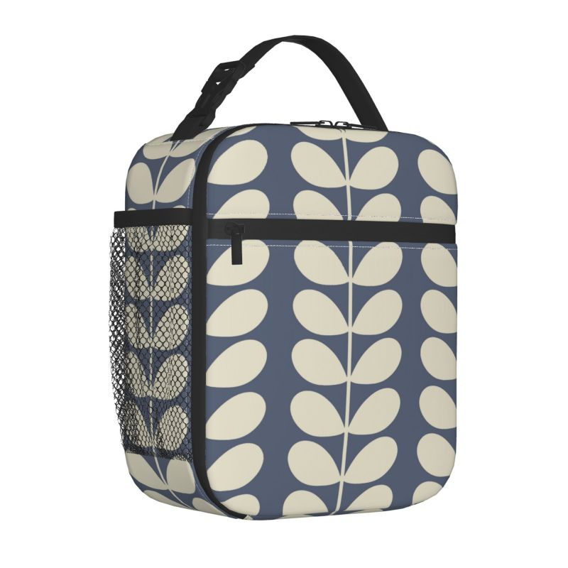 Bolsa de Almuerzo Térmica Reutilizable Impermeable Oxford Abstracta Multi Stem de Orla Kiely Bolsas Tote Bento para Mujeres Trabajo Picnic