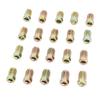 20 Stück Bremsleitungsmuttern Fittings M10 X 1mm Metrische Bremsleitungs-Invertbördel-Fittings für 3/16 Zoll Bremsleitungsrohr