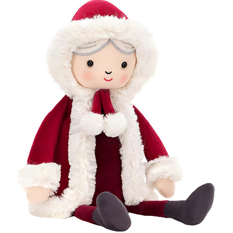 JELLYCAT Christmas Collection Happy Cute Doll Plush Doll 32cm Tall