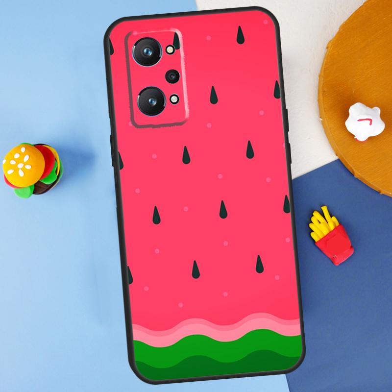 Cute Summer Fruit Watermelon For Realme GT7 Pro GT 6T 6 5 C67 C61 C55 C53 C51 C21Y C25S C75 10 11 12 13 14 Pro Plus Case