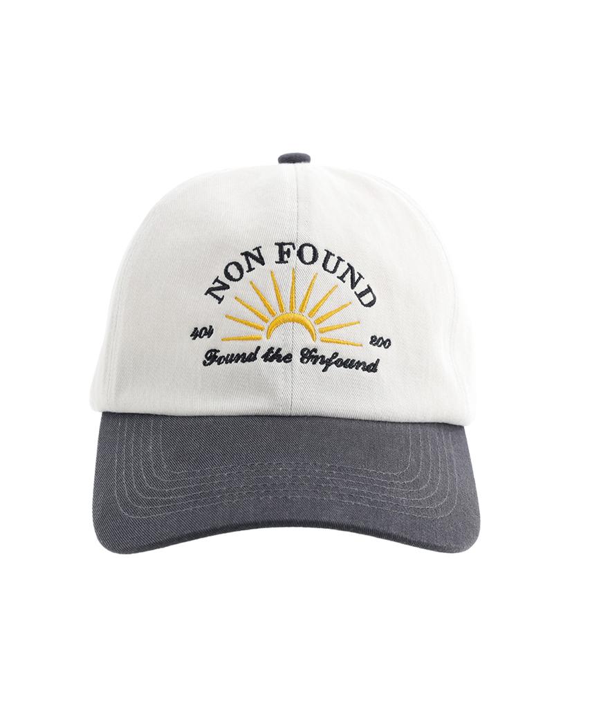 Nonpaundeu Buffering Sun Ball Cap [Cream Black]