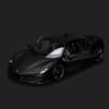 Bimego Ferrari SF90 1:24 Alloy Sports Car Model for Boys - Toy Collection Ornament.