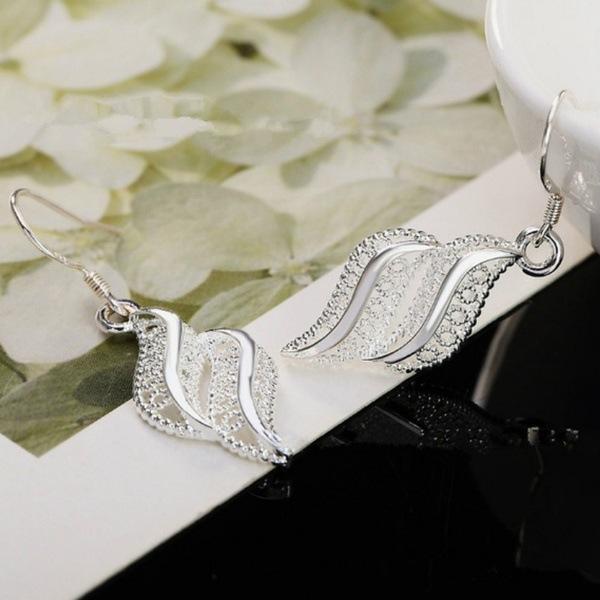 Silver Plated Earrings S925 Silver Earrings Fashion Retro Ladies Earrings Earrings Boutique Jewelry