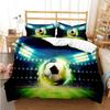 Football Bedding Sets Soccer 3D Duvet Cover Bedding Set Comforter Linen Pillowcases Home Decor Single Double Twin King Queen