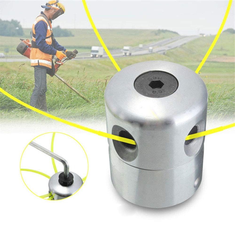 Aluminum Grass Trimmer Head Cylindrical Shape Lawn Mower Accessory Accessories Brush Cutter Garden