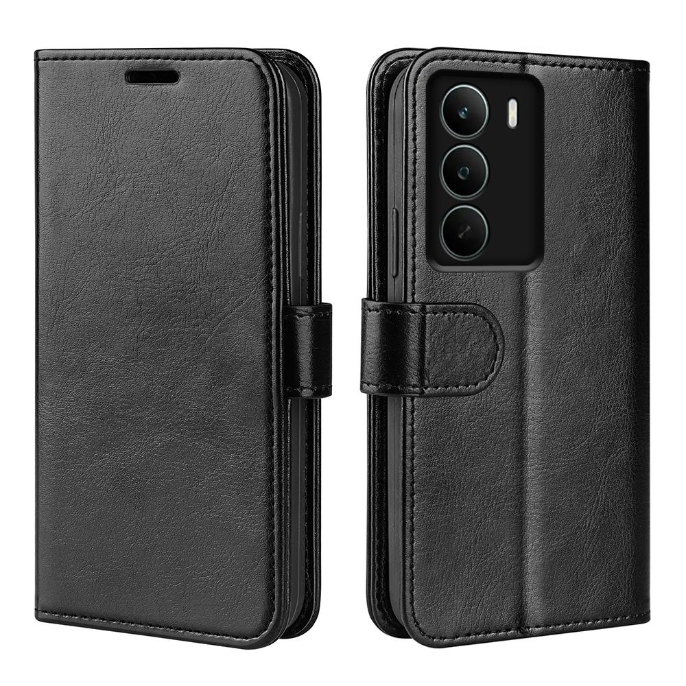 For Realme C71 4G Case Crazy Horse Texture Stand Leather Phone Cover