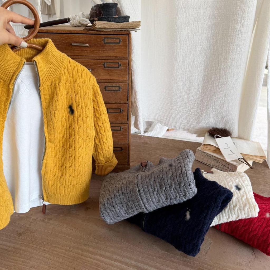 Jungen Strick-Cardigan Pullover für Kleinkinder Frühling Leichtes Bequemes Oberteil