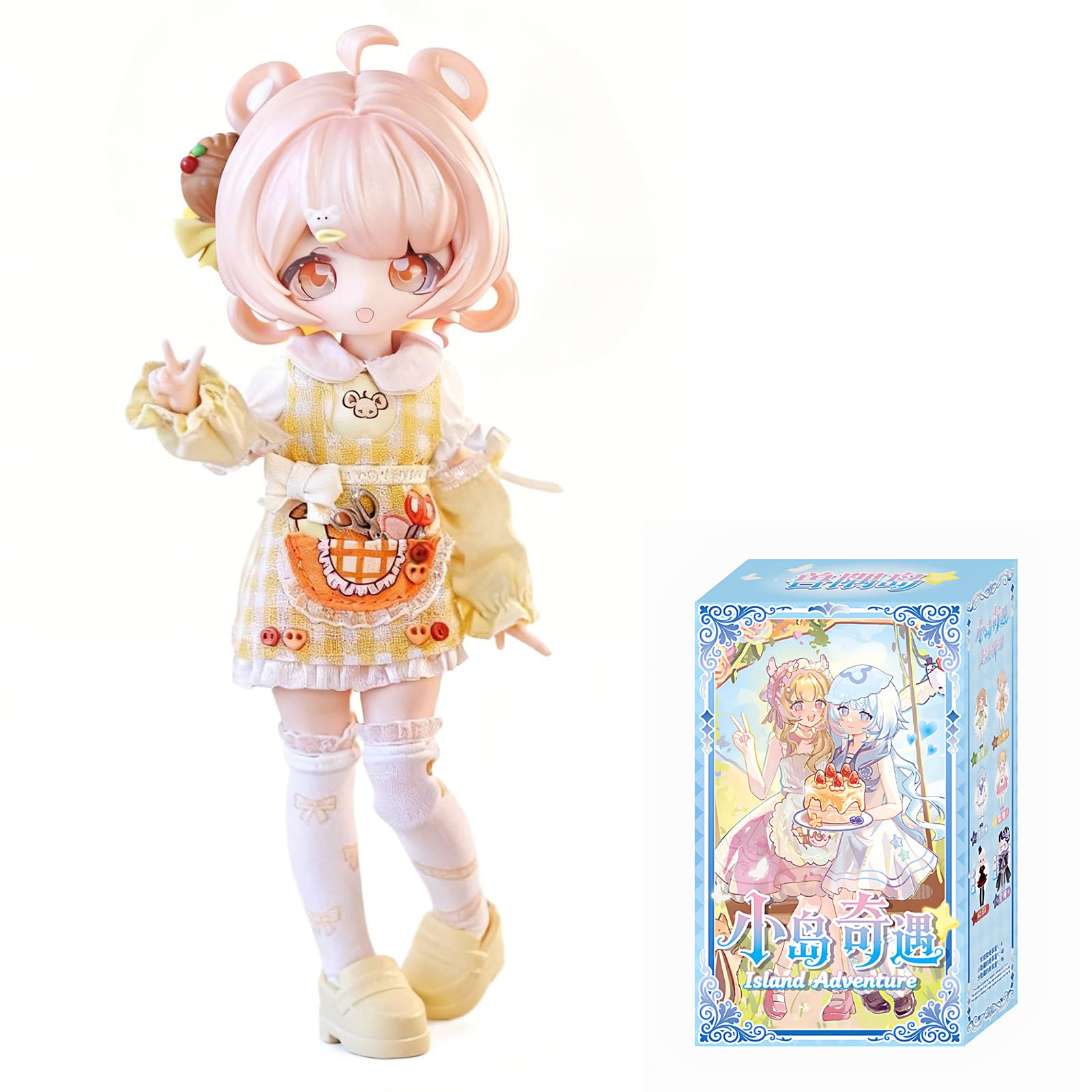 

Кукла BJD из слепого бокса, масштаб 1/8, шарнирная фигурка BJD, фигурка аниме, девичий подарок, для возраста 15+, изготовлена из ПВХ и АБС, коллекционная фигурка, Звериный остров