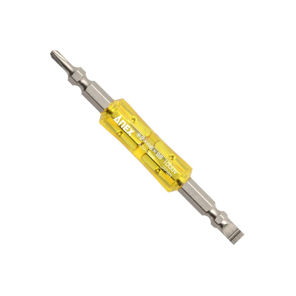 ANEX Insulated Drill 1000V for Electrical (ANEX) Double-ended Bit, Compatible, Work, +2x-6x98 AZM-2698
