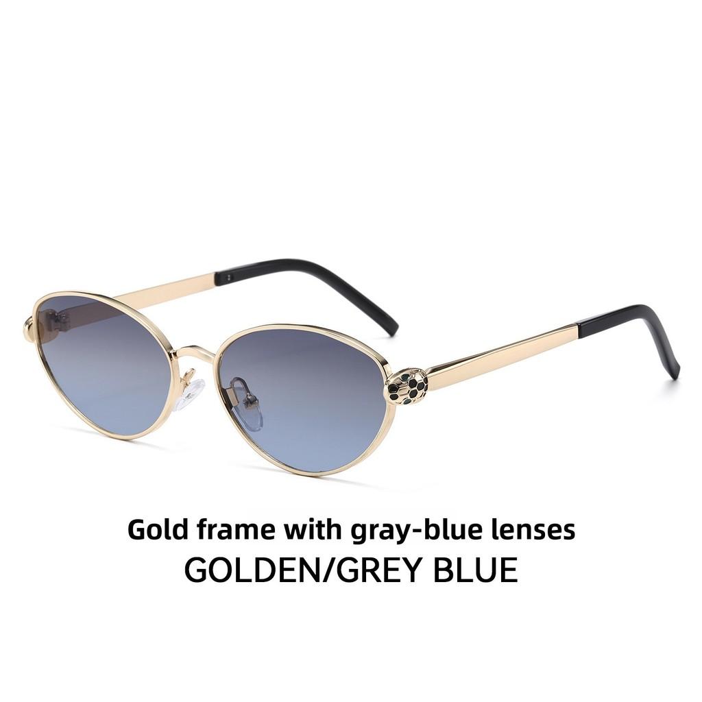 European Style Oval Frame Sunglasses For Women Uv400 Summer Fashion Accessory