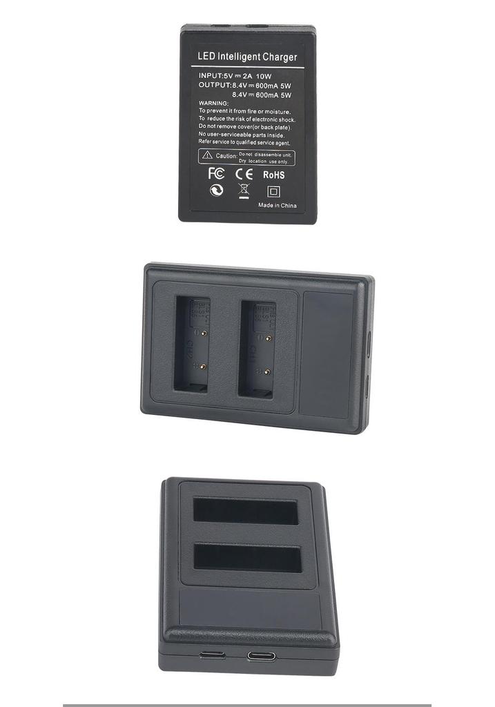 Ladegerät für Olympus EPL5, E-PL6, EPL7, EPM2, EP3/1, EM10 - Modelle BLS1/BLS5 Kompatibel