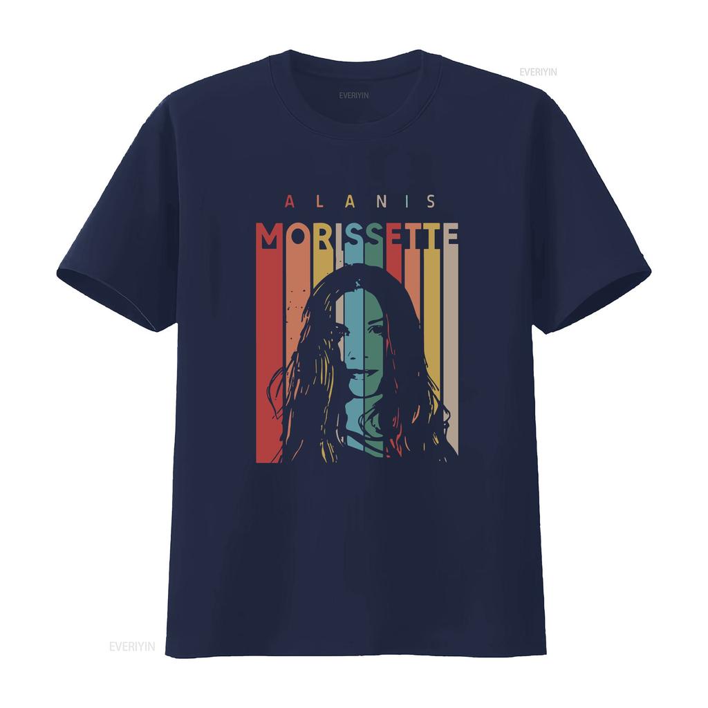 Alanis Morissette 90er Vintage T-Shirt The Triple Moon Tour 2024 S 5XL vintage Gewaschen Lässig Dehnbar Stilvoll Mode Leicht