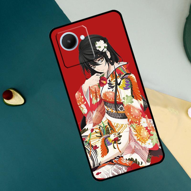 Japanese Art Kimono Tattoo For Realme 15 14 10 11 12 13 Pro Plus C65 C67 C71 C63 C61 C55 C51 C53 C75 GT6 GT7 Pro Case