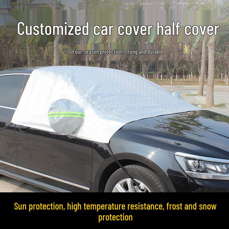 

Sunshade Heat-Insulating Anti-Hail Car Cover Half Cover Sedan [Specify Model When Ordering]