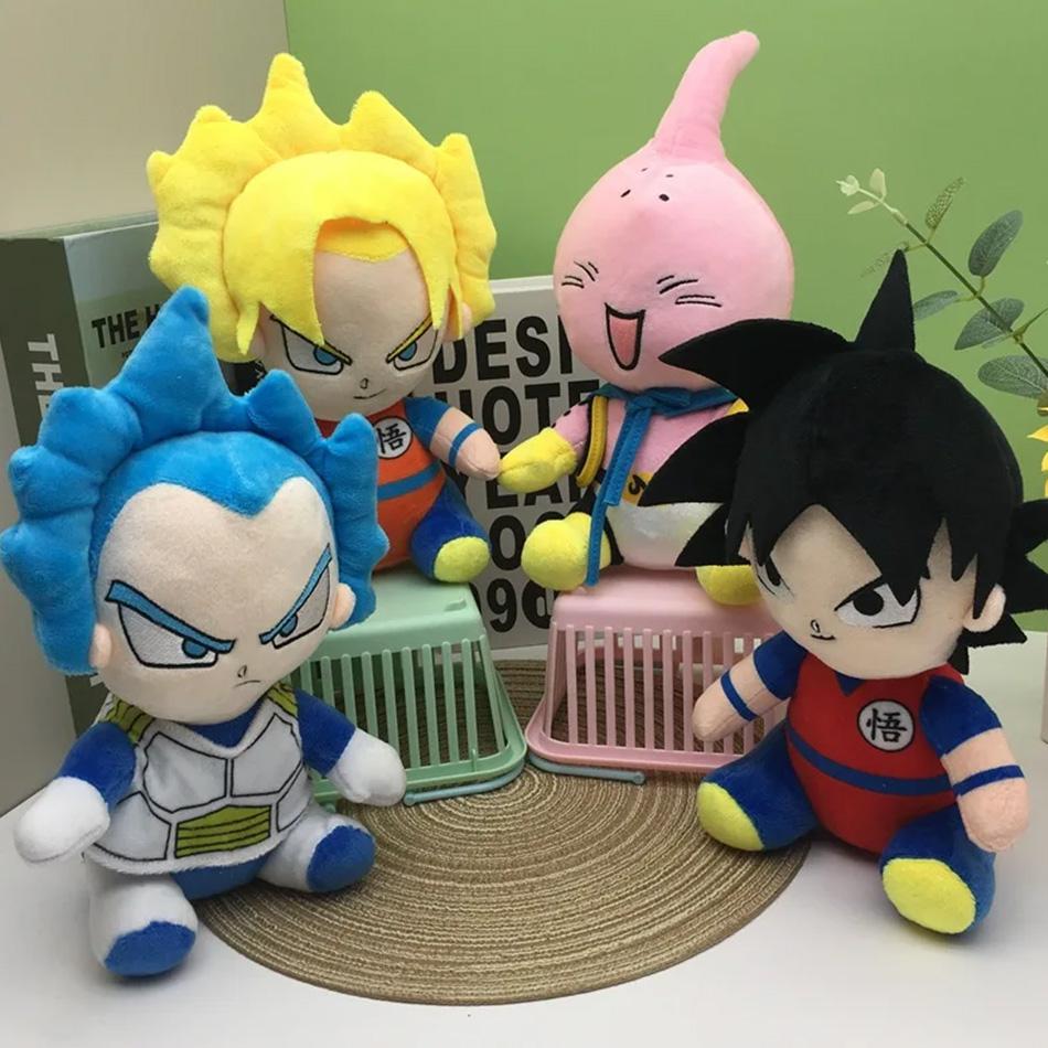20cm Dragon Sphere Plush Plaything for Children, Piccolo Goku, Super Saiyan, Vegeta, Premium Quality, Xmas Present