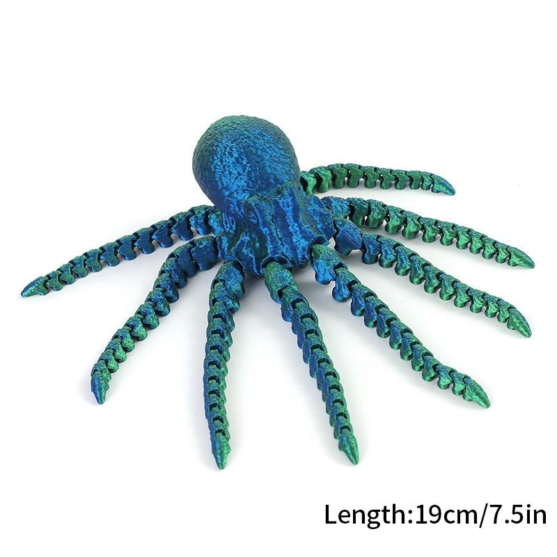 3D Printed Dragon Desk Accessorie Office Accessorie 3D Printed Snake Octopus Ornament Birthday Holiday Gifts Room Decor