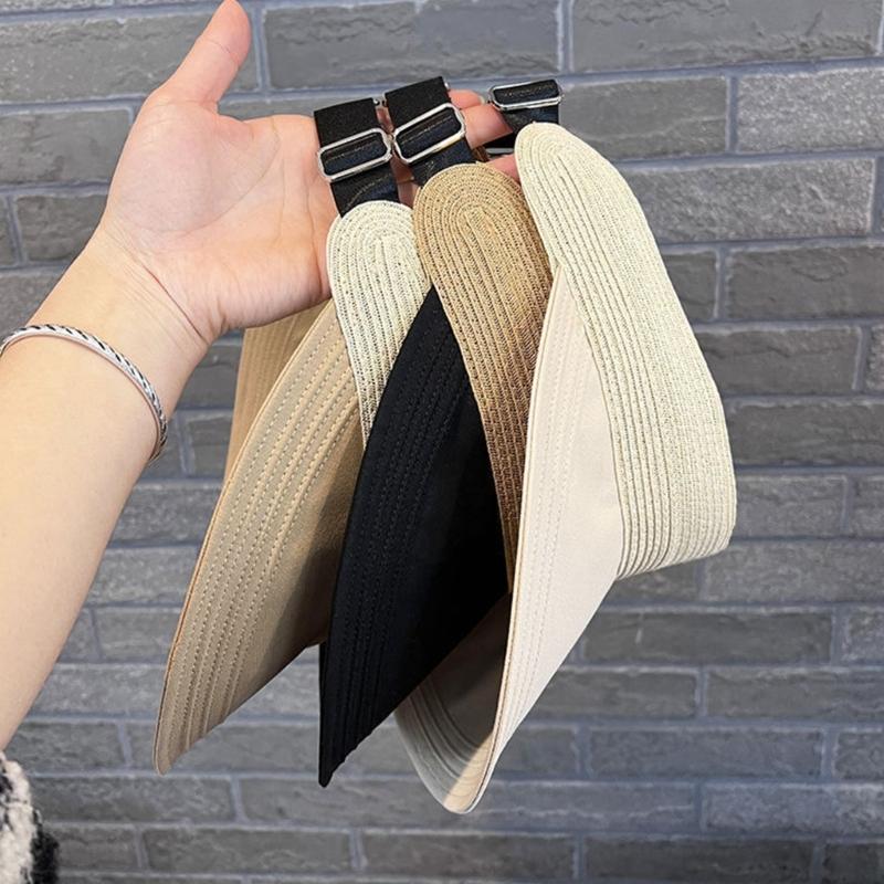 Beach Visor Summer Sun Hat Golf Cap Straw Sun Visor Golf Visor Women Visor Hat