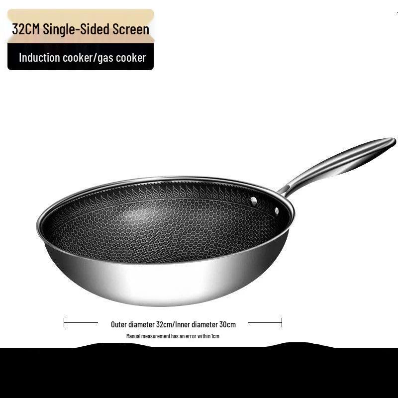 Yingtang 32cm Stone Non-stick Wok