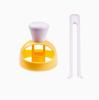 Orange Plastic with Round Hollow Design for Baking Bread and Pastries
