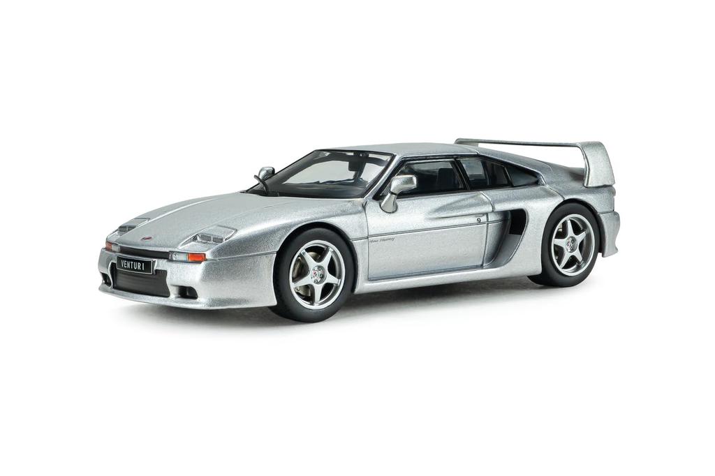 Kyosho SOLIDO Venturi 400 GT 1995 Finished Diecast Miniature Car S4313404 1/43 (Silver)