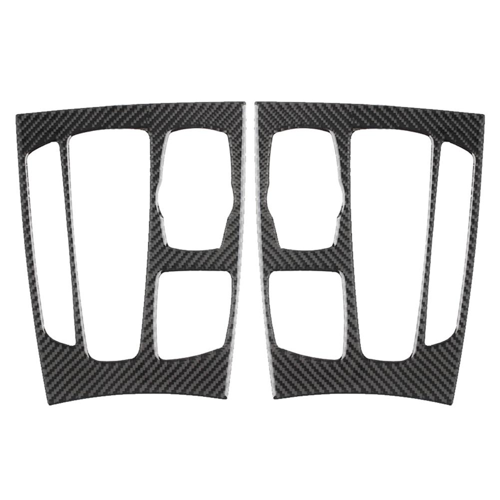 

For BMW X5 X6 F15 F16 2014-2017 Car Carbon Fiber Gear Shift Panel Decor Cover Trim Decoration Sticker Right-hand drive