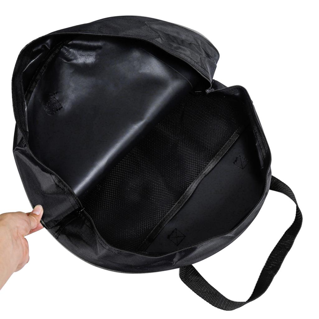 Heavy Duty Cable Storage Bag Waterproof EV Charging Cable Organizers Round Tools Storage Pouch Bag for Campervans & RVs