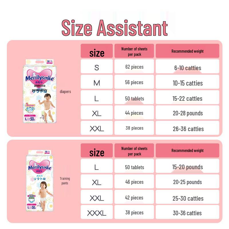 Merrilysmile Baby Diapers: All-in-One Pull-Up Pants