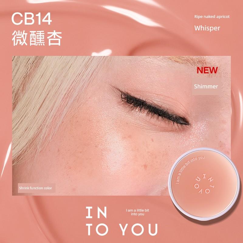 Upgrade 2.0! into You Cushion Blush Cream Water Gloss Sunscreen Blush Palette Hot-Selling Affordable Mud Color 2026 New Model