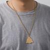 Dawapara Triple Moon Goddess Triquetra Necklace Trinity Knot Pendant Irish Amulet Wiccan Witchcraft Jewelry Stainless Steel