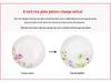 Korean Style Round Soup Plate - 8 Inch Creative Bone China Ceramic Dinnerware