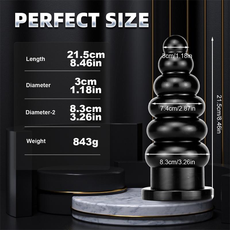 Six Rings Oversized Anal Plug Collection Backyard Supplies Anal Strip Anal Expander