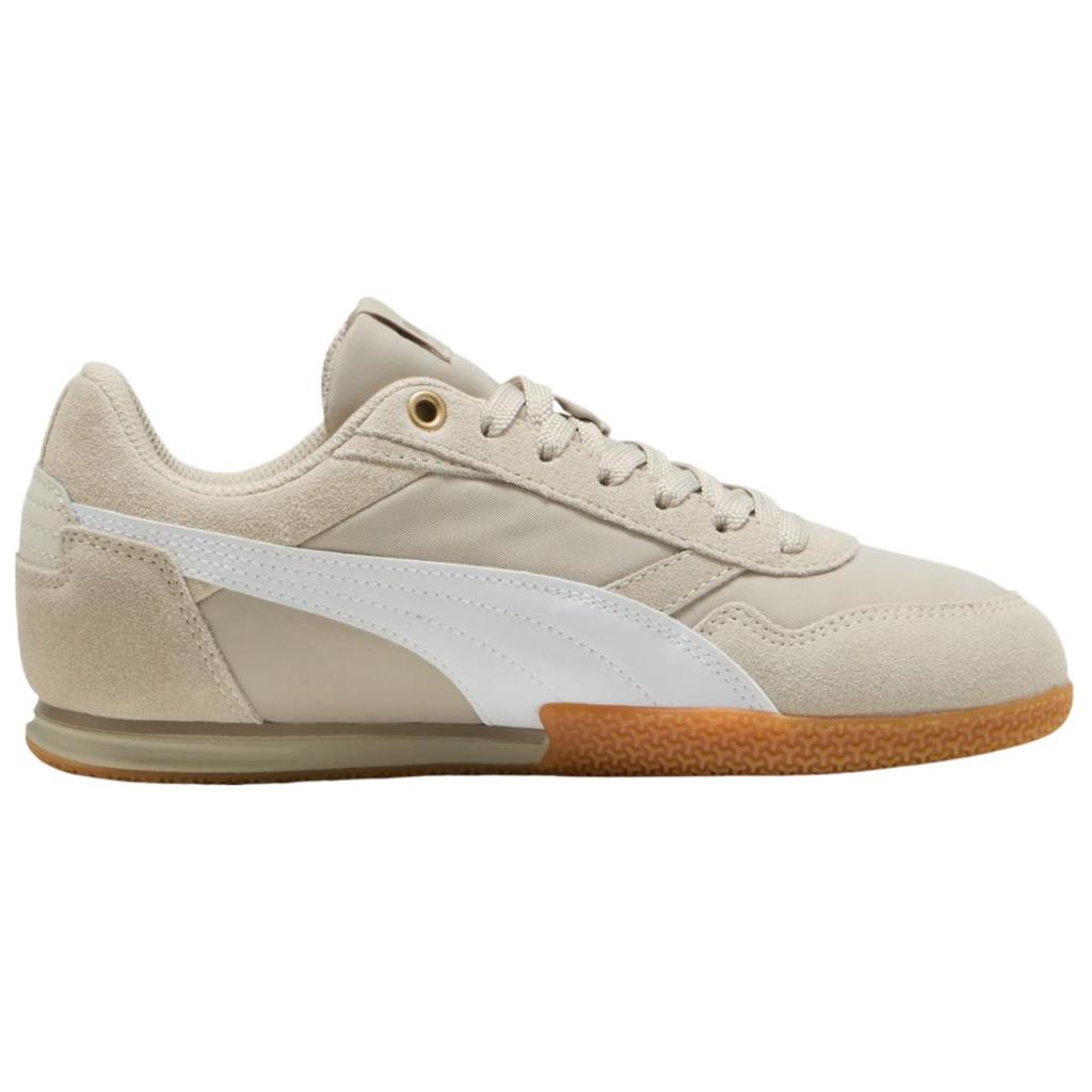 Puma Bella Donna Nylon Desert Dust Women Sneakers Cream White Gold 403554-05