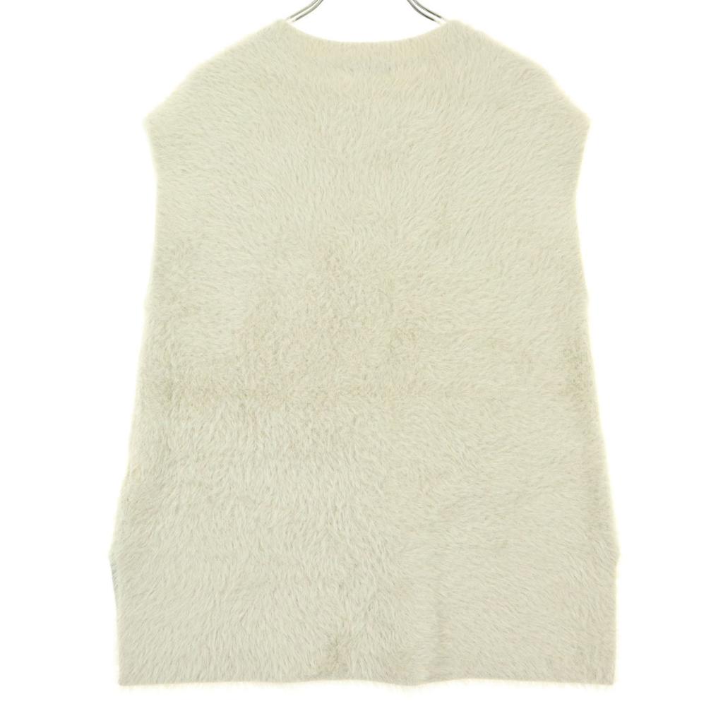 Beauty Products PLST No Sleeve Fur Vest S Beige Women Used