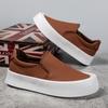 Fashion Leather Casual Shoes Elegantes Formal Men's Loafers Moccasins Breathable Slip On Male Boat Shoes Leisure Walk Moccasins
