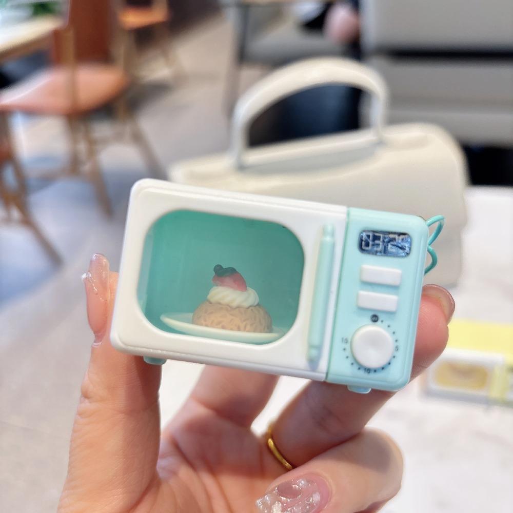 

Wallet Pendant Microwave Key chain Simulation LED Appliance Key ring Light-Up Kitchen Toy Kids Toy