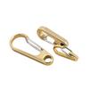 Pure Brass Curtain Clasp Carabiner Clasp for Key Ring Hook for Key Chain Strap Wallet Bag for Sports Fishing Hiking Trav