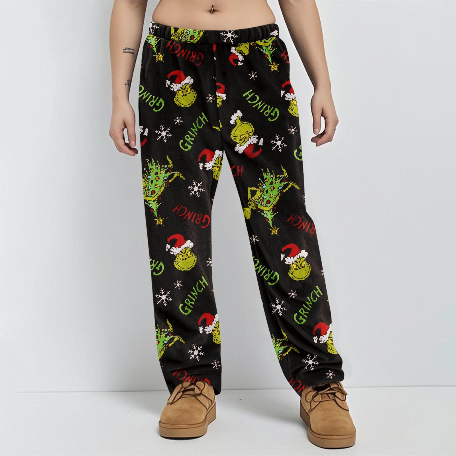 

Пижамные брюки Домашняя одежда Повседневные Брюки на кулиске с эластичной талией Удобные Прямые Брюки для йоги Свободные S чёрный