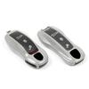 Matte Gray Key Shell for Porsche: Cayenne, Macan, 911, Panamera, 718, Taycan