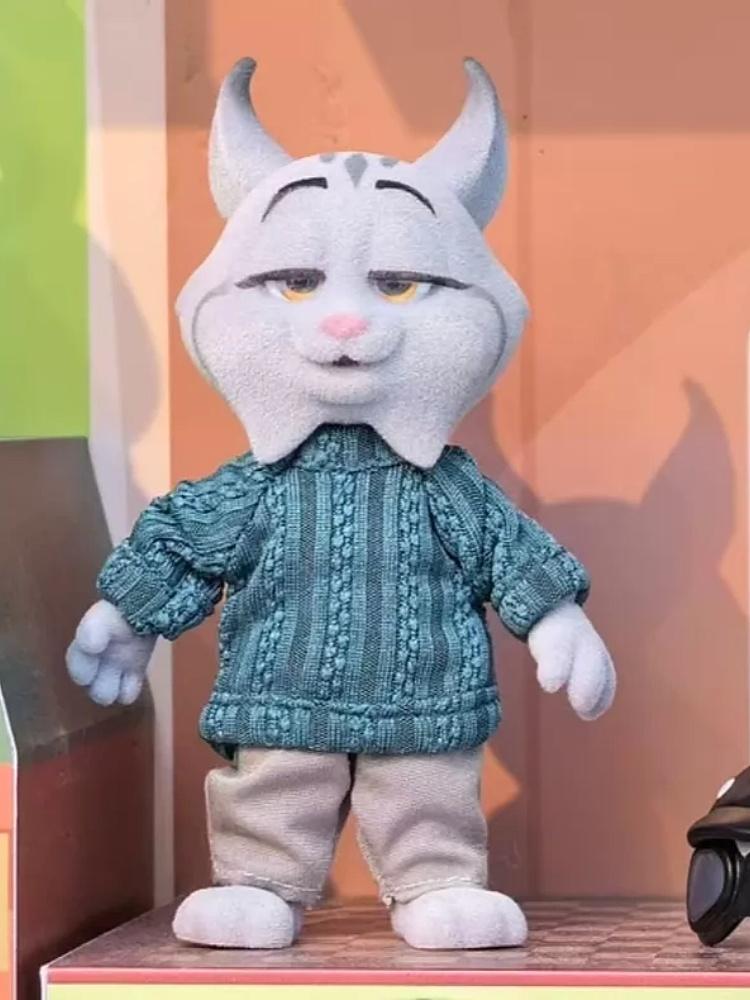 Genuine Zootopia Crazy Party2 Series Bjd  Cute Trendy Articulated Jointed Action Figurine Collectible Model Ornament Present