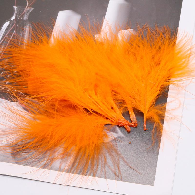 Blood vessel velvet feather turkey feather jewelry cat toy cat stick handicraft dream catcher decorative material